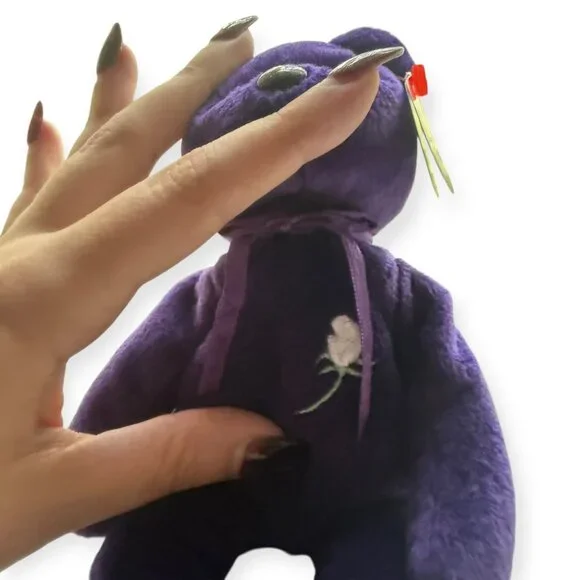 Princess Diana Beanie Baby | Ty Princess Bear 1997 PE Pellets |Collectible Plush - Picture 3 of 12